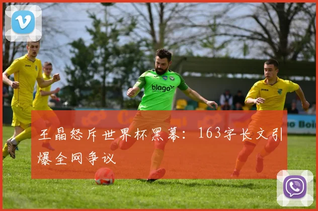 王晶怒斥世界杯黑幕：163字长文引爆全网争议